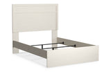 Stelsie White Full Panel Bed