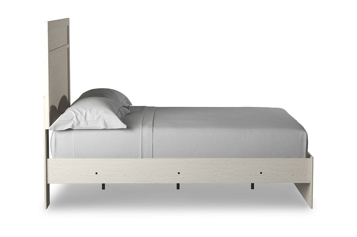 Stelsie White Full Panel Bed