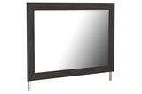 Belachime Black Bedroom Mirror (Mirror Only)