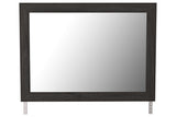 Belachime Black Bedroom Mirror (Mirror Only)