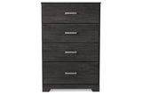 Belachime Black Chest of Drawers