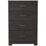 Belachime Black Panel Youth Bedroom Set