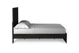 Belachime Charcoal Queen Panel Bed