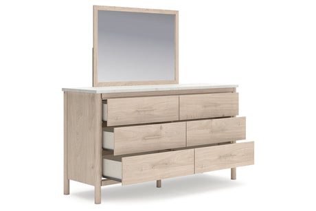 Cadmori Two-tone Dresser and Mirror