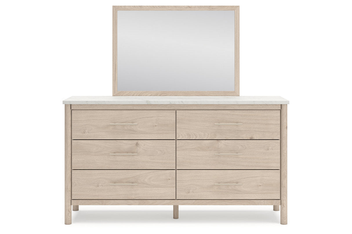 Cadmori Two-tone Dresser and Mirror