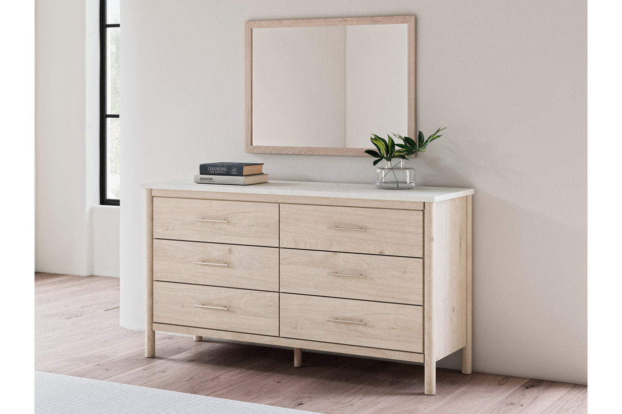 Cadmori Two-tone Dresser and Mirror