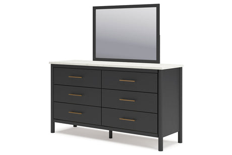 Cadmori Black/White Dresser and Mirror