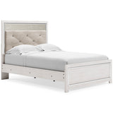 Altyra White LED Upholstered Panel Youth Bedroom Set