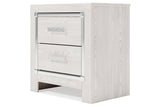 Altyra White Nightstand