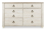 Willowton Two-tone Dresser