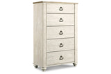 Willowton Two-tone Chest of Drawers