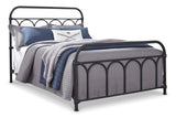 Nashburg Black Full Metal Bed