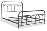 Nashburg Black Queen Metal Bed