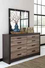 Harlinton Charcoal Bedroom Mirror (Mirror Only)