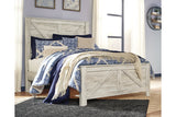 Bellaby Whitewash Queen Crossbuck Panel Bed