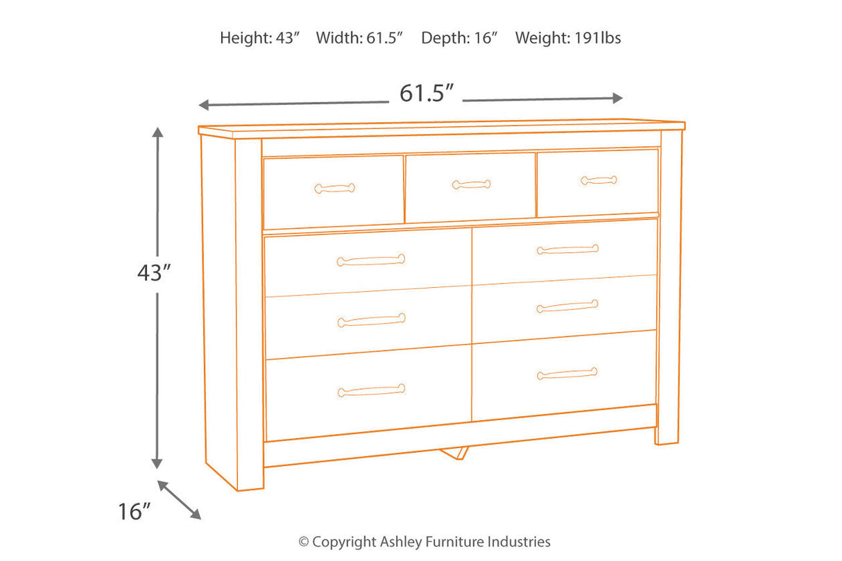 Bellaby Whitewash Dresser