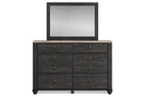 Nanforth Two-tone Dresser and Mirror