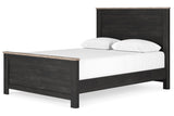 Nanforth Two-tone Queen Panel Bed