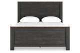 Nanforth Two-tone Queen Panel Bed