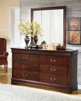 Alisdair Reddish Brown Bedroom Mirror (Mirror Only)