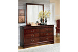 Alisdair Reddish Brown Dresser and Mirror