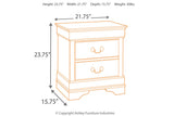 Alisdair Reddish Brown Nightstand