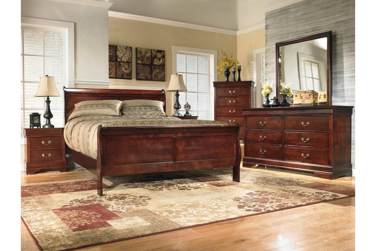 Alisdair Reddish Brown Dresser and Mirror