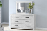 Cayboni Whitewash Dresser and Mirror