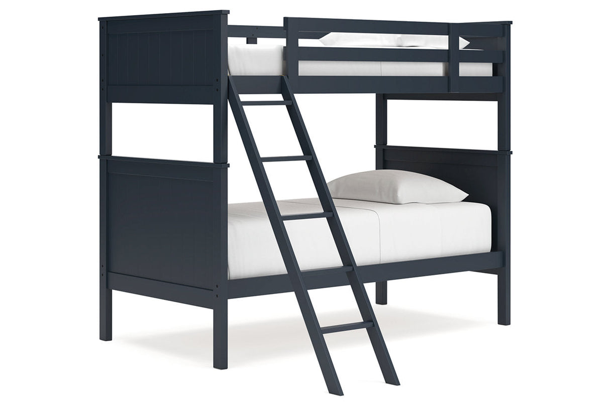 Nextonfort Blue Twin over Twin Bunk Bed