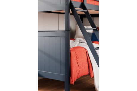 Nextonfort Blue Twin over Twin Bunk Bed