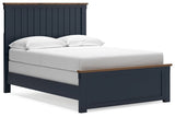 Landocken Brown/Blue Full Panel Bed