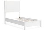 Binterglen White Twin Panel Bed