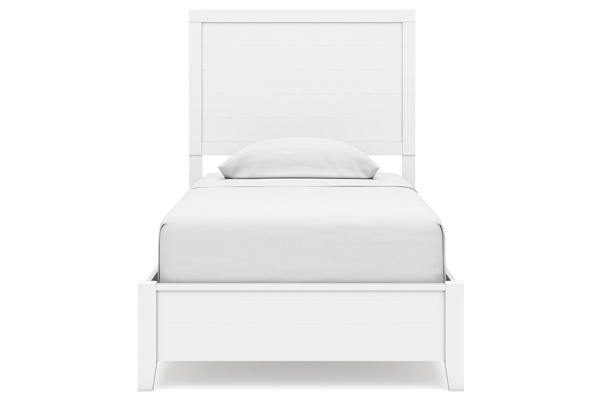 Binterglen White Twin Panel Bed