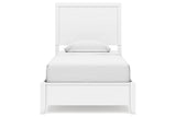 Binterglen White Twin Panel Bed