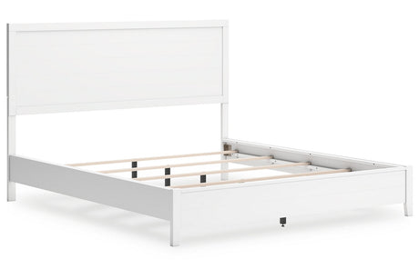 Binterglen White California King Panel Bed