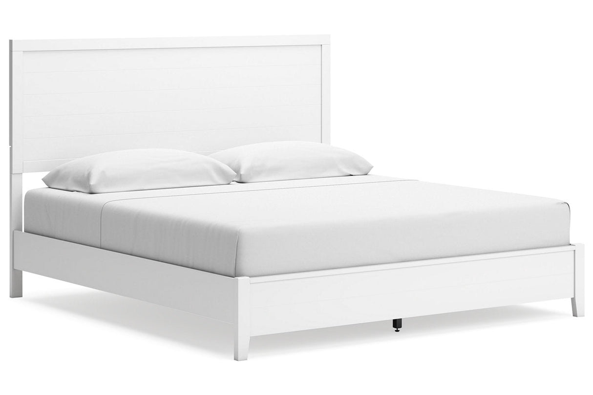 Binterglen White King Panel Bed