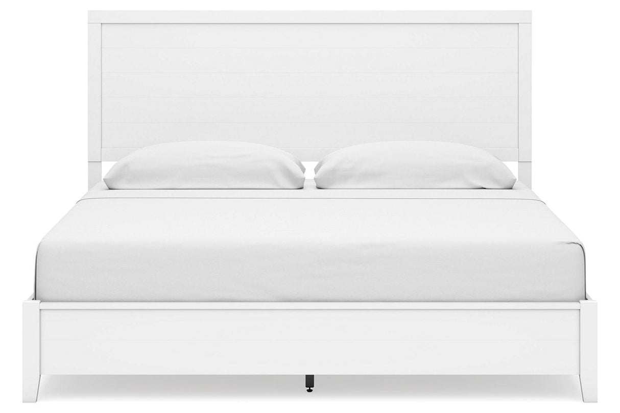 Binterglen White King Panel Bed