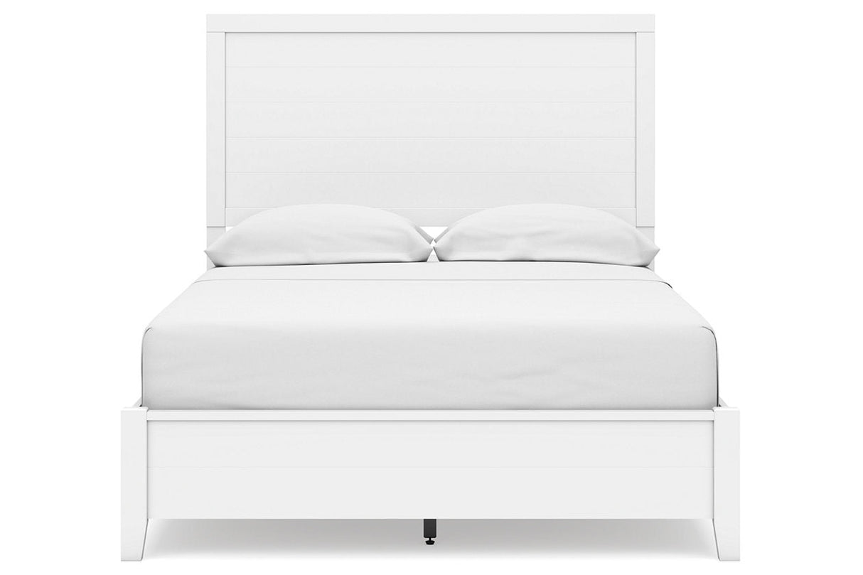 Binterglen White Full Panel Bed