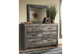 Wynnlow Gray Dresser and Mirror