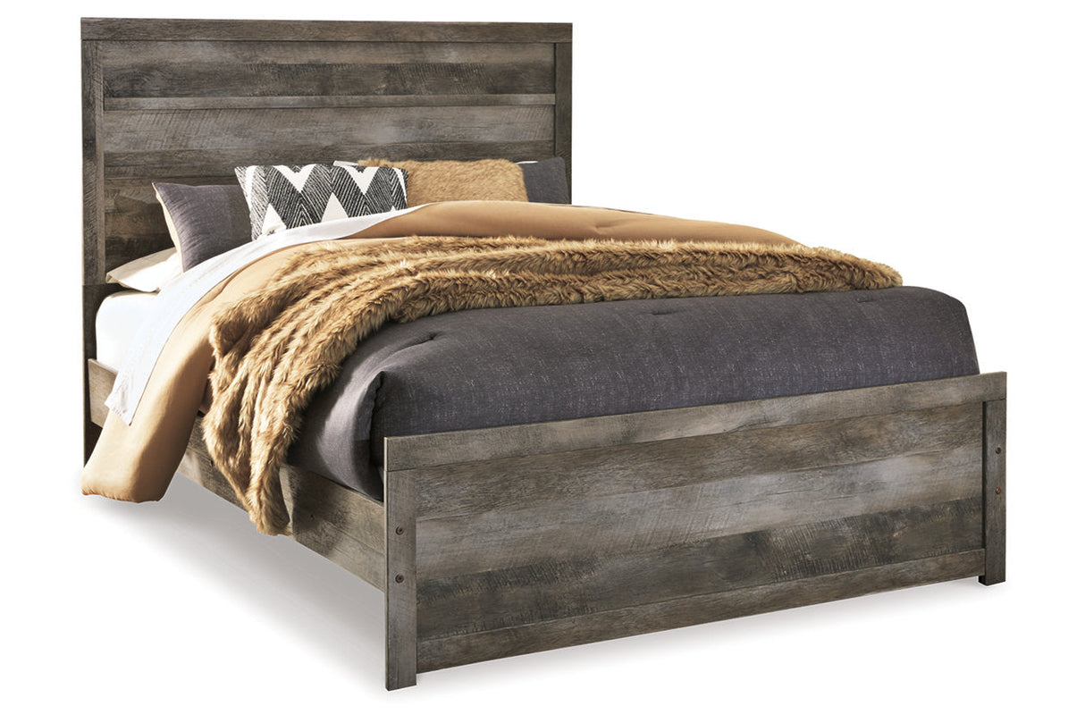 Wynnlow Gray Queen Panel Bed