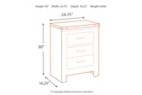 Trinell Brown Nightstand