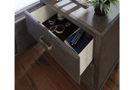 Caitbrook Gray Nightstand