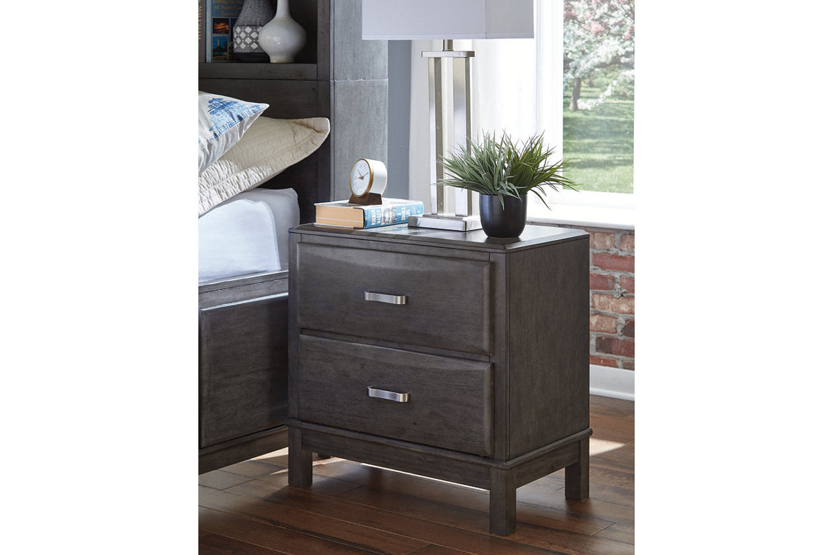 Caitbrook Gray Nightstand