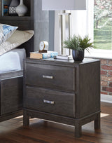 Caitbrook Gray Bookcase Storage Platform Youth Bedroom Set