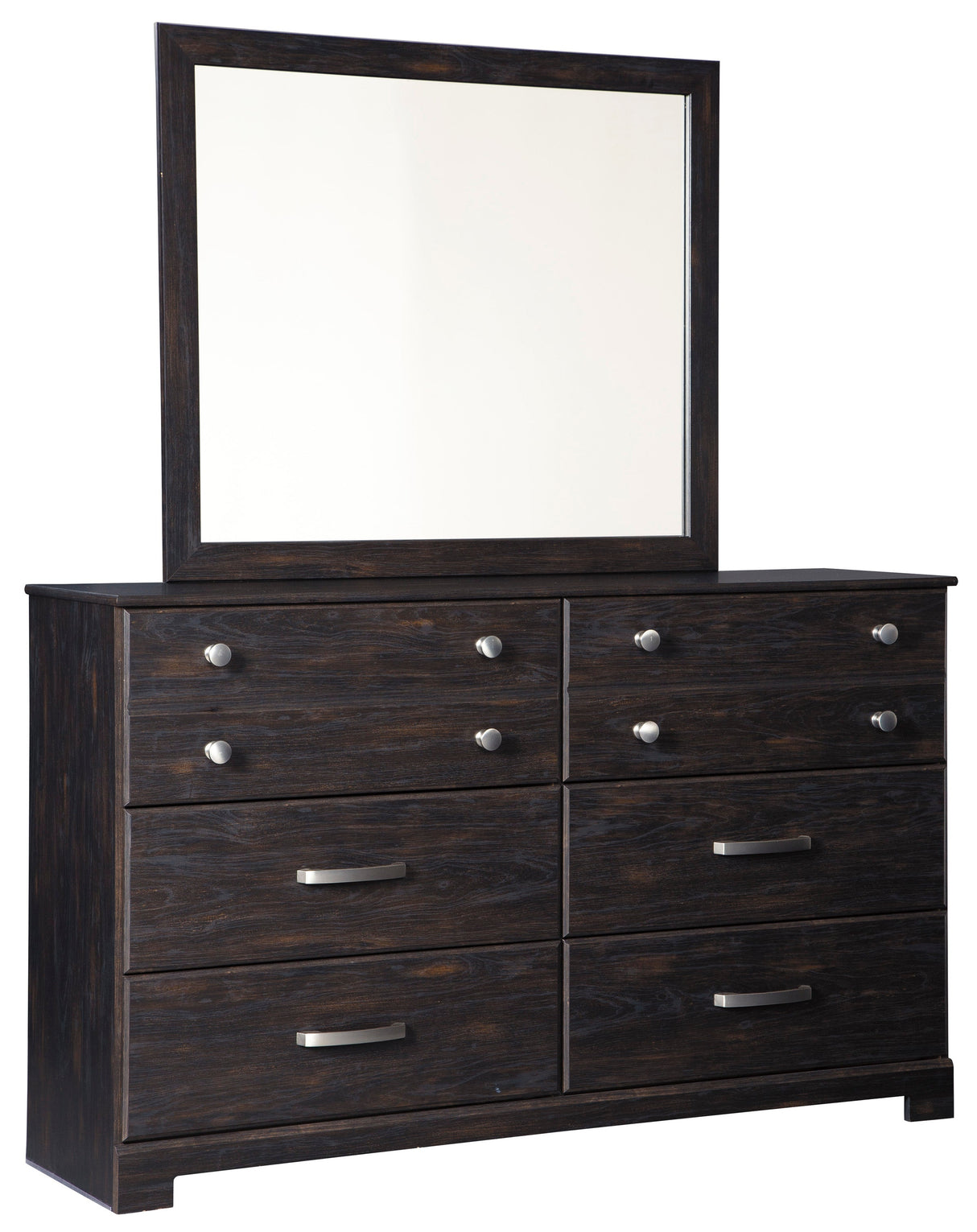 Reylow Dark Brown Bedroom Mirror (Mirror Only)