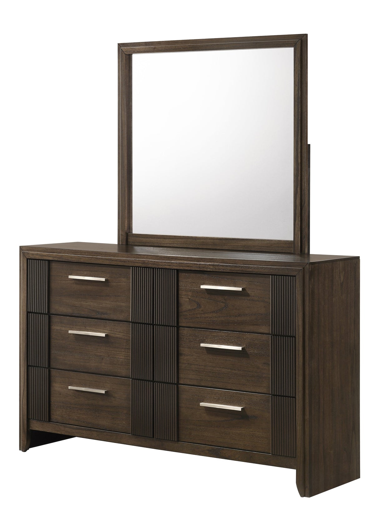 Carlton Brown Bedroom Mirror (Mirror Only)