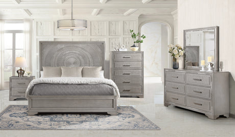 Miramar Grey Panel Bedroom Set by New Era Innovations at Eve Furniture