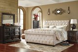 Willenburg Linen King Upholstered Sleigh Bed