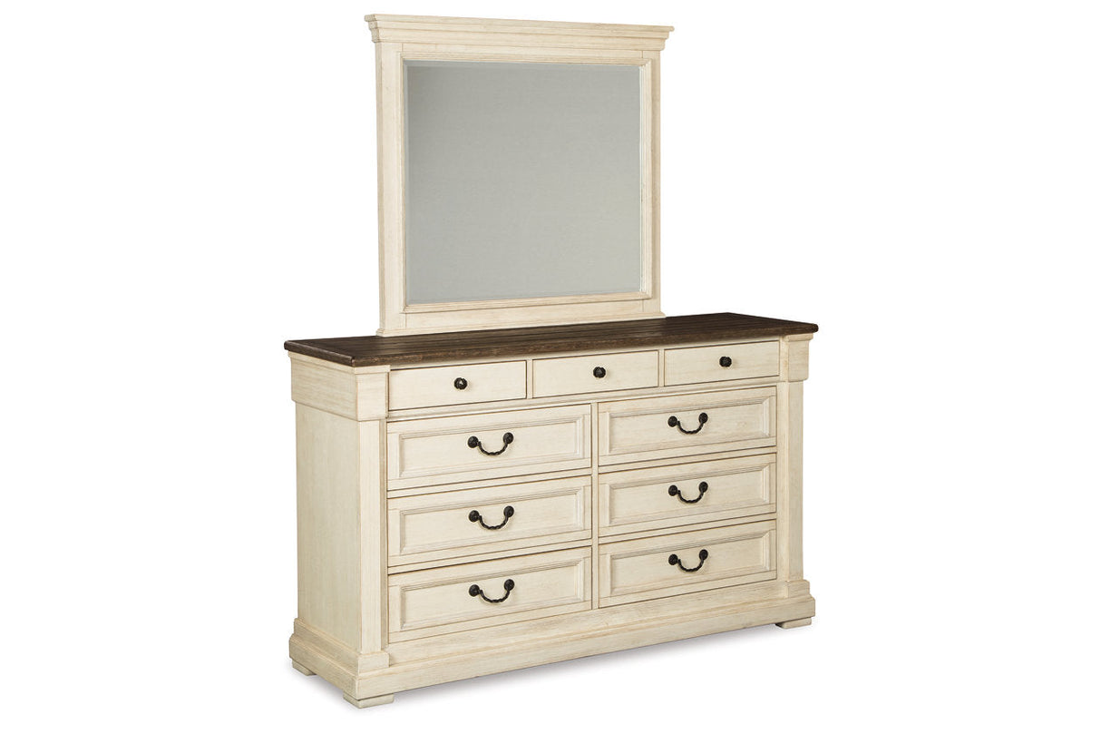 Bolanburg Antique White Dresser and Mirror