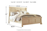 Bolanburg Antique White Queen Panel Bed